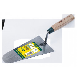 Truelle ronde Batipro 18 cm manche bois FSC - travaux de maçonnerie de précision de marque Leborgne, référence: B9797500