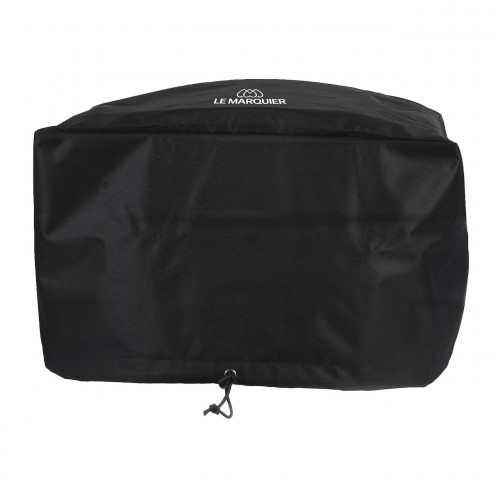 Housse pour four à pizza Signature - Polyester enduit PVC - Noir - L60 x P65 x H36 cm - LE MARQUIER