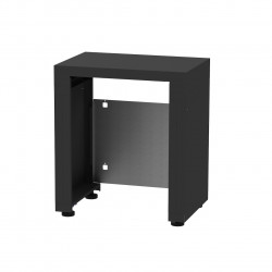 Meuble frigo noir - 80 x 55 cm - Espace ouvert - Origine France Garantie de marque LE MARQUIER, référence: J9801600