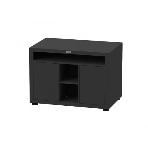 Meuble cuisson XL noir - 110 x 70 cm - Portes push pull - Origine France Garantie - LE MARQUIER