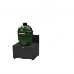 Meuble Egg noir - 80 x 70 cm - Pour Kamado taille L et M - Origine France Garantie - LE MARQUIER