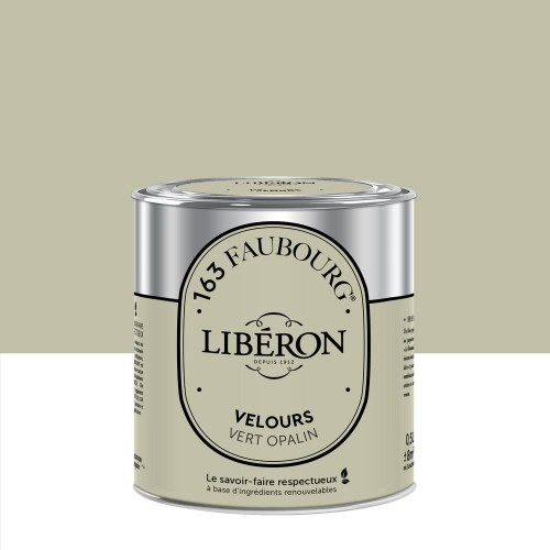Peinture vert opalin mur, plafond et boiserie LIBÉRON velours 0.5 l - LIBERON