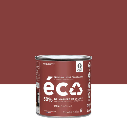 Peinture mur coquelicot satin ID 0.5L - ID