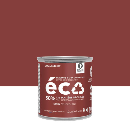 Peinture mur coquelicot satin ID 0.05L - ID
