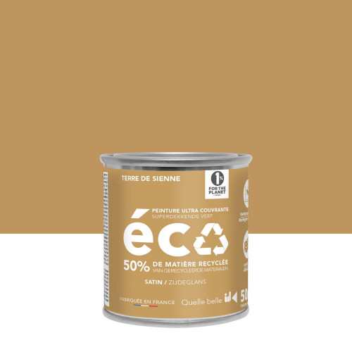 Peinture mur terre de sienne satin ID 0.05L - ID