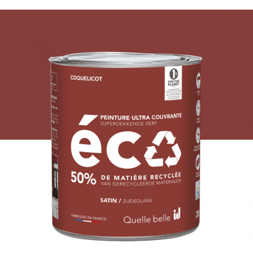Peinture mur coquelicot satin ID 2L - ID