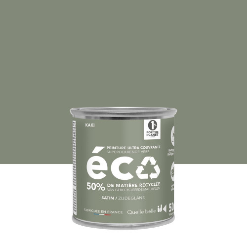 Peinture mur kaki satin ID 0.05L - ID