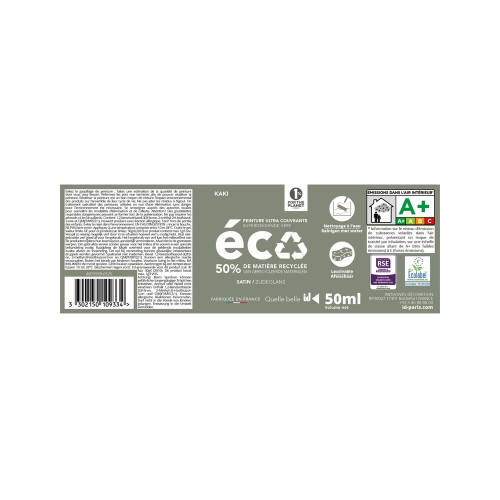Peinture mur kaki satin ID 0.05L - ID