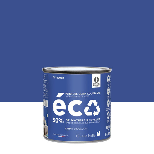 Peinture mur outremer satin ID 0.5L - ID