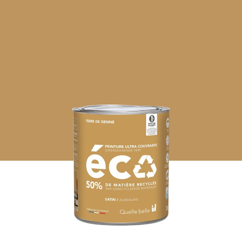 Peinture mur terre de sienne satin ID 2L - ID