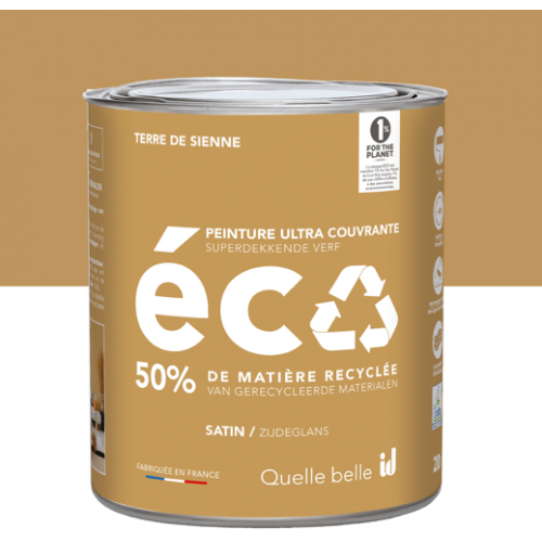 Peinture mur terre de sienne satin ID 2L - ID