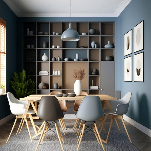 Peinture mur ciel de orageux satin ID 2L - ID