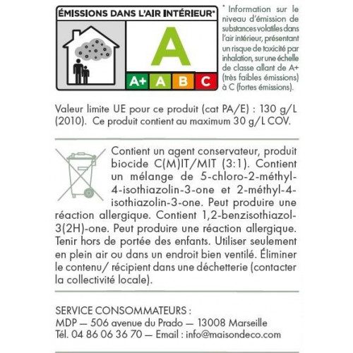 Vernis protecteur Relook meuble MAISON DECO, transparent brillant, 0.5 l - MAISON DECO