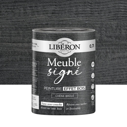 Peinture meuble et boiserie Meuble signé LIBÉRON chêne brûlé  0.7L - LIBERON