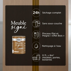 Peinture meuble et boiserie Meuble signé LIBÉRON chêne brûlé 0.7L - LIBERON
