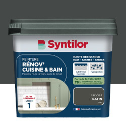 Peinture meuble ardoise satin SYNTILOR Renov' cuisine et bain 0.75l de marque SYNTILOR, référence: B9806800