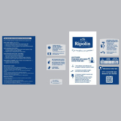 Peinture mur et plafond blanc mat RIPOLIN parfait 2.5l - RIPOLIN
