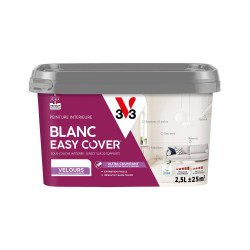 Peinture mur, plafond, boiserie blanc velours V33 Easy cover® 2.5L - V33