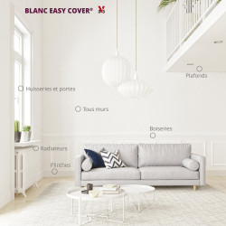 Peinture mur et plafond, boiserie blanc velours V33 Easy cover 5l - V33