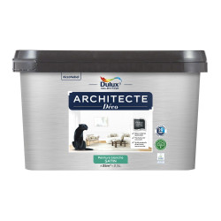 Peinture mur, plafond blanc satin DULUX VALENTINE Architecte déco 2.5L de marque DULUX VALENTINE, référence: B9808700