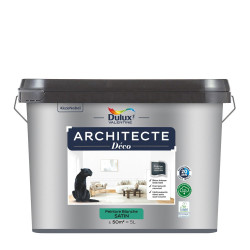 Peinture mur, plafond, blanc satin DULUX VALENTINE Architecte déco 5L - DULUX VALENTINE