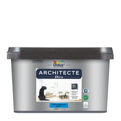 Peinture mur, plafond, blanc mat DULUX VALENTINE Architecte déco 2.5L - DULUX VALENTINE