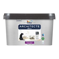 Peinture mur,plafond, blanc velours DULUX VALENTINE Architecte déco 2.5L de marque DULUX VALENTINE, référence: B9809000