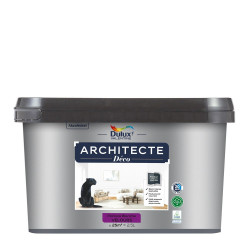 Peinture mur,plafond, blanc velours DULUX VALENTINE Architecte déco 2.5L - DULUX VALENTINE