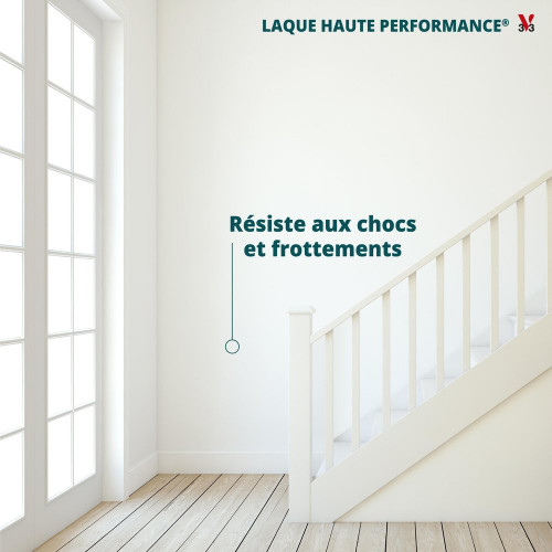 Peinture mur, porte, boiserie blanc velours V33 Laque haute performance 3L - V33