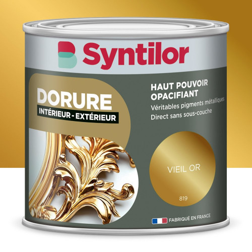 Dorure, pailleté, SYNTILOR, vieil or  0,125L - SYNTILOR