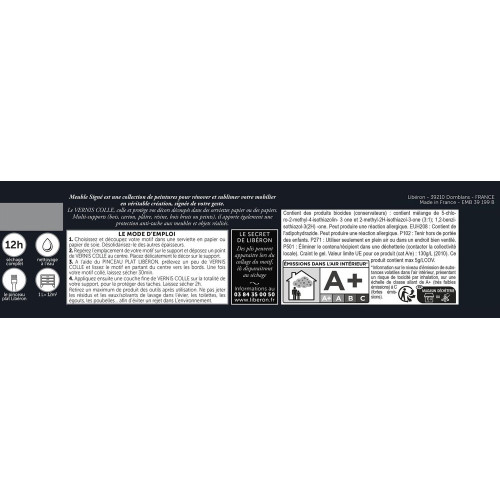 Vernis bois intérieur LIBÉRON, incolore mat, 0.25l - LIBERON