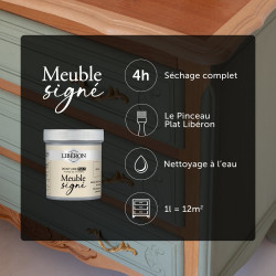 Peinture meuble et boiserie Caséine LIBÉRON toile de jute mat 75ml - LIBERON