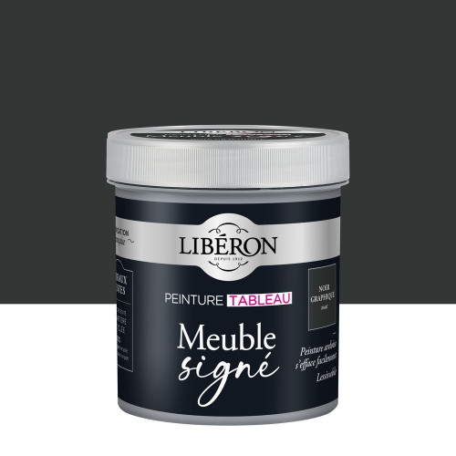 Peinture pour meuble Le tableau LIBÉRON noir graphite mat 0.5L - LIBERON