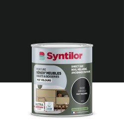 Peinture de rénovation meuble et objet SYNTILOR  noir velours 0,25L de marque SYNTILOR, référence: B9810900