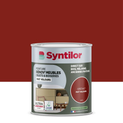 Peinture de rénovation meuble et objet SYNTILOR  grenat velours 0,25L de marque SYNTILOR, référence: B9811300