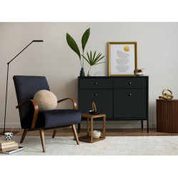 Peinture de rénovation meuble et objet SYNTILOR noir velours 0,5L - SYNTILOR
