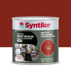 Peinture de rénovation meuble et objet SYNTILOR  carmin laque 0,5L de marque SYNTILOR, référence: B9812400