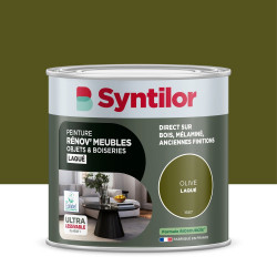Peinture de rénovation meuble et objet SYNTILOR  olive laque 0,5L de marque SYNTILOR, référence: B9812800