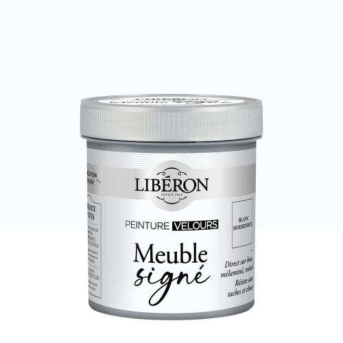 Peinture meuble et boiserie Meuble signé LIBÉRON blanc moderniste velours 0.5L - LIBERON