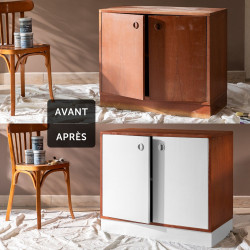 Peinture meuble et boiserie Meuble signé LIBÉRON blanc moderniste velours 0.5L - LIBERON