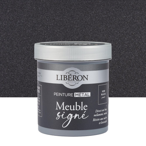 Peinture meuble et boiserie Meuble signé LIBÉRON new black poudré métallisé 0.5L - LIBERON