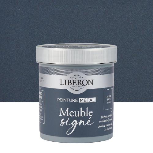Peinture meuble, boiserie Meuble signé LIBÉRON black blue poudré métallisé 0.5L - LIBERON
