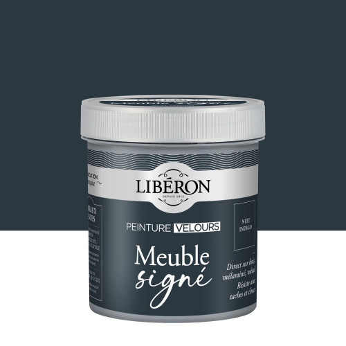 Peinture meuble et boiserie Meuble signé LIBÉRON nuit indigo velours 0.5L - LIBERON