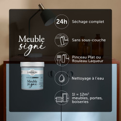 Peinture meuble et boiserie Meuble signé LIBÉRON ciré jaune velours 0.5L - LIBERON