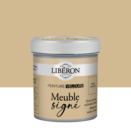Peinture meuble et boiserie Meuble signé LIBÉRON beige cannage velours 0.5L - LIBERON