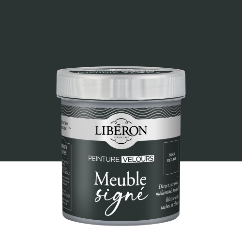 Peinture meuble et boiserie Meuble signé LIBÉRON noir de lave velours 0.5L - LIBERON