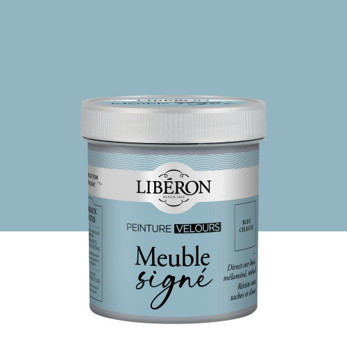 Peinture meuble et boiserie Meuble signé LIBÉRON bleu céleste velours 0.5L - LIBERON