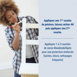 Peinture meuble et objet, RIPOLIN, gris lome 0.25l - RIPOLIN