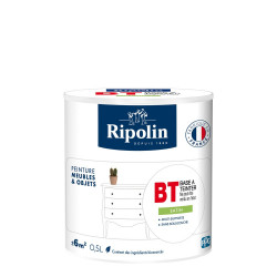 Peinture meuble et objet, RIPOLIN, base bt 0.5l de marque RIPOLIN, référence: B9816400