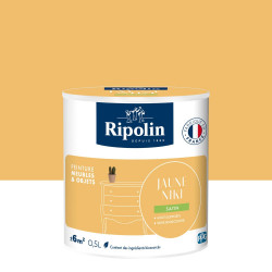 Peinture meuble et objet, RIPOLIN, jaune niki 0.5l de marque RIPOLIN, référence: B9816600